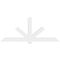 Ekena Millwork Kennewick Architectural Grade PVC Gable Bracket, 96"W x 40"H x 4"D x 6"F, 10/12 Pitch GBP096X40X0406KEN00 - alternate 4